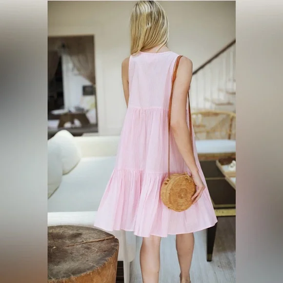 EMERSON FRY INDIA COLLECTION SLEEVELESS ISLA DRESS IN BALLET LUREX SIZE M/L - Picture 4 of 7